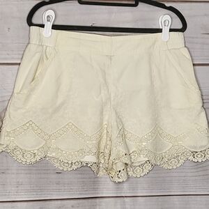 Women's Xhiliration Lace Shorts, Ivory